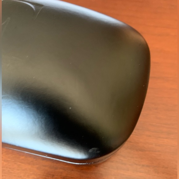 Diane Von Furstenberg black leather large size hard sunglasses case like new - Picture 8 of 8